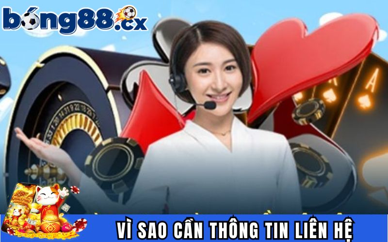 Tại sao thành viên lại cần thông tin liên hệ?